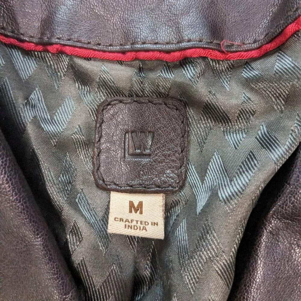 Wilsons Leather Vintage Jacket Size Medium Brown - Picture 4 of 10